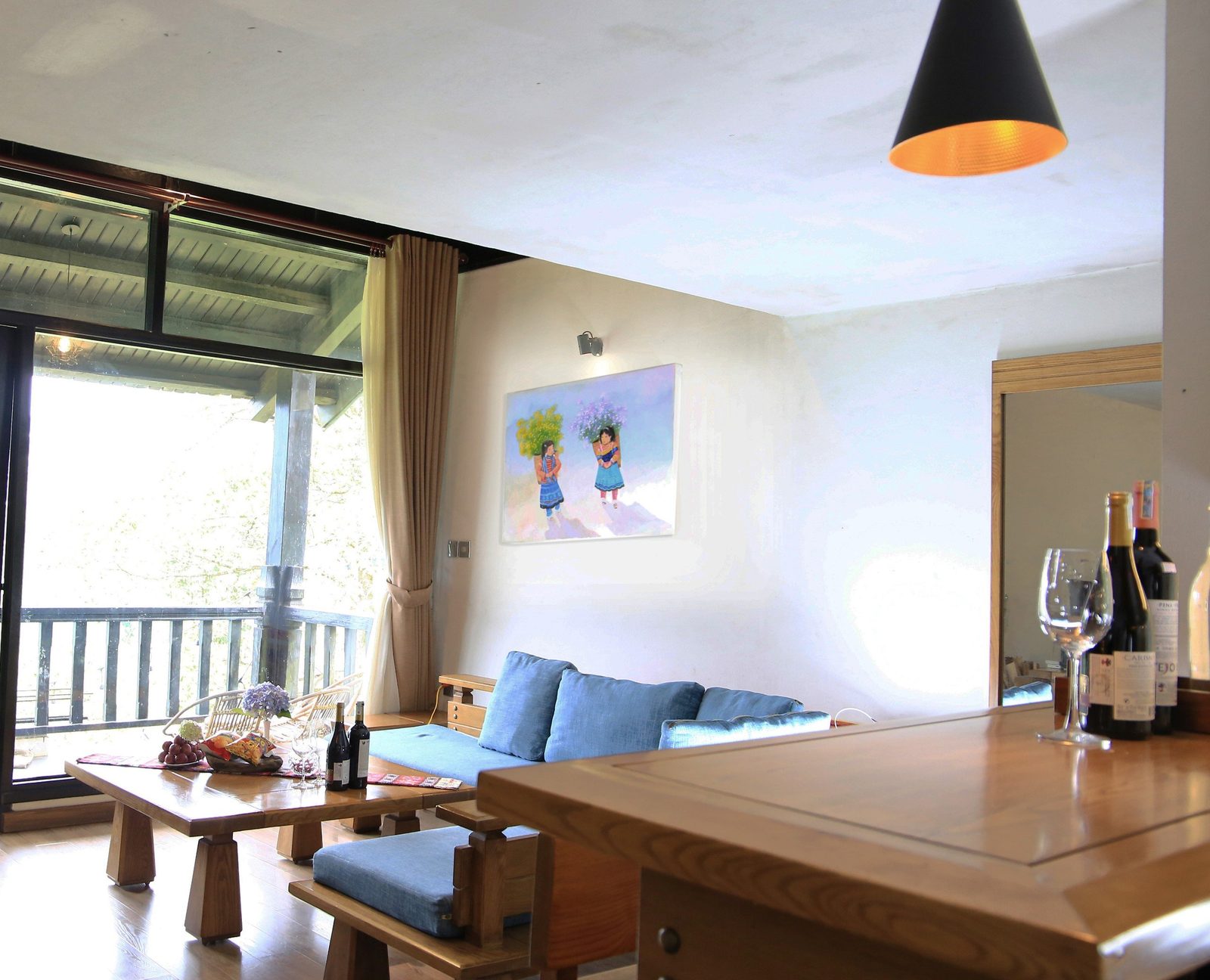 Villa Sapa có lò sưởi: đêm đông bên lửa củi