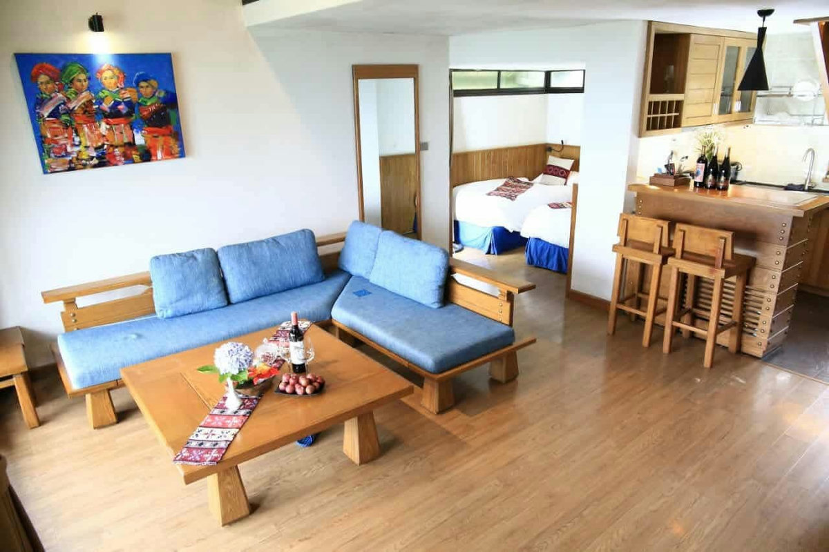 Hoa quả chào mừng tại villa Heaven House Sapa